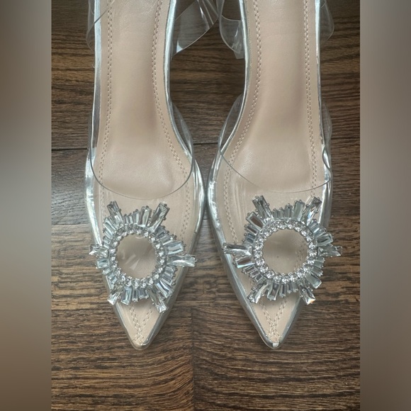 BAYQ, Clear Heels with Sparkle - Picture 7 of 8